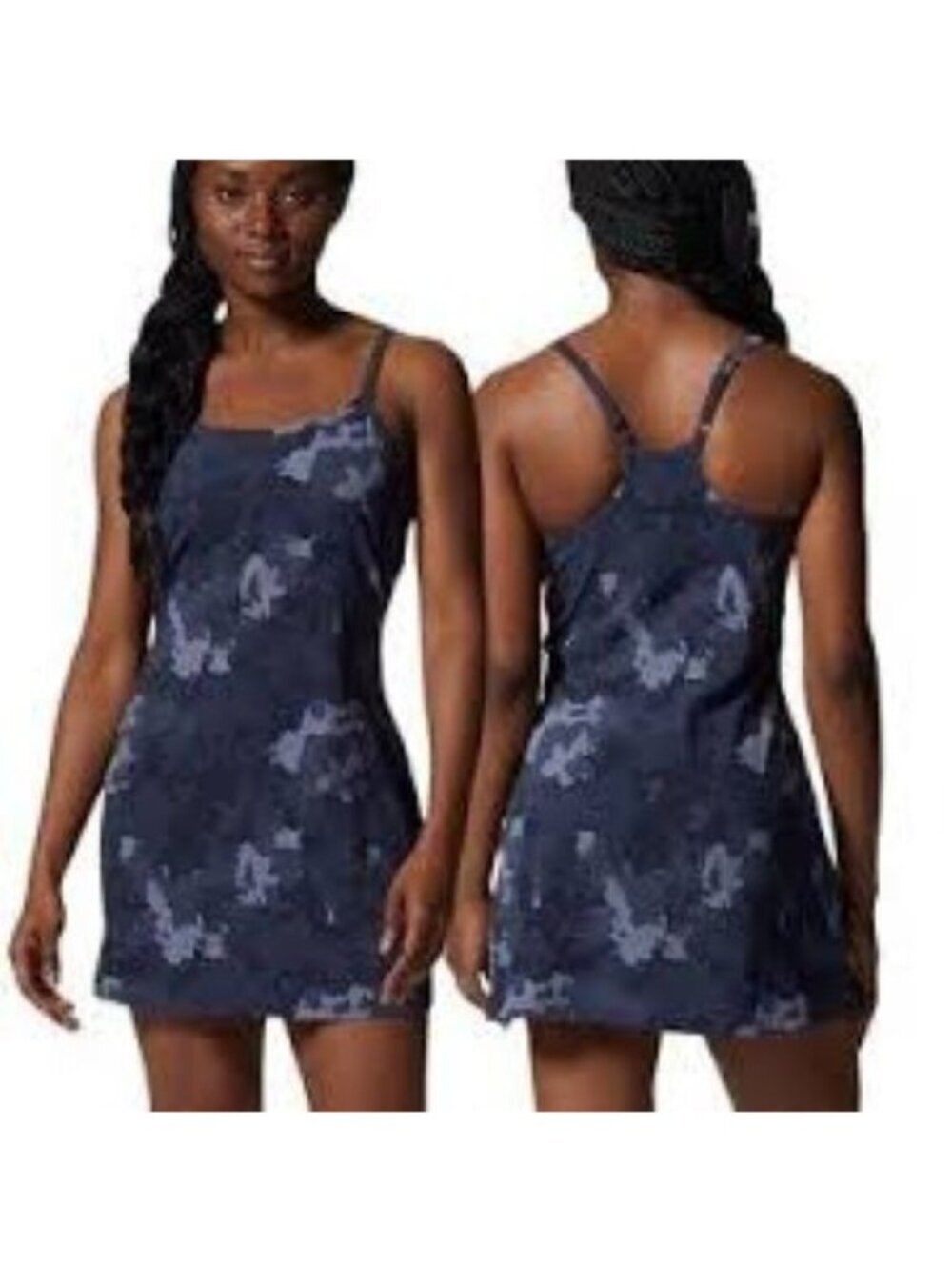 Mountain Hardware Dynama Dress Women's size XL Blue & Blue Camo Shorts Active